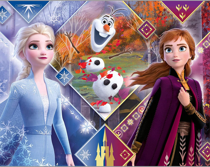 Puzzle 4v1 SuperColor – Frozen 2