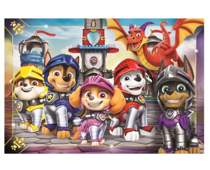 Puzzle 2 v 1 - Paw Patrol - Rytíři