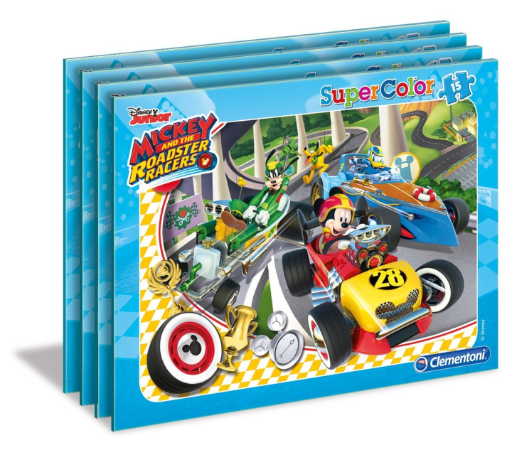Puzzle Mickey a závodníci - Závod