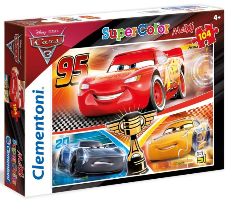 Puzzle Cars 3 Supercolor Maxi