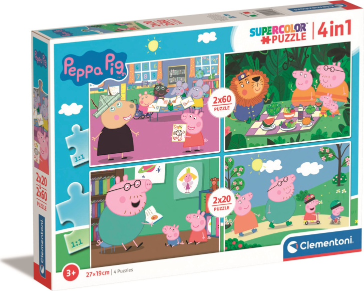 Puzzle 4v1 - Peppa Pig
