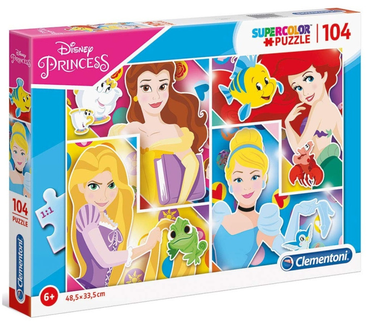 Puzzle 104 SuperColor – Disney princezny
