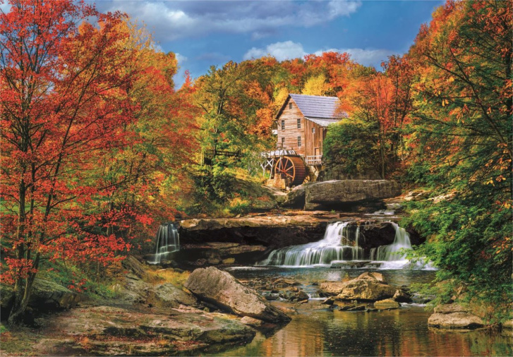 Puzzle 2000 – Glade Creek mlýn