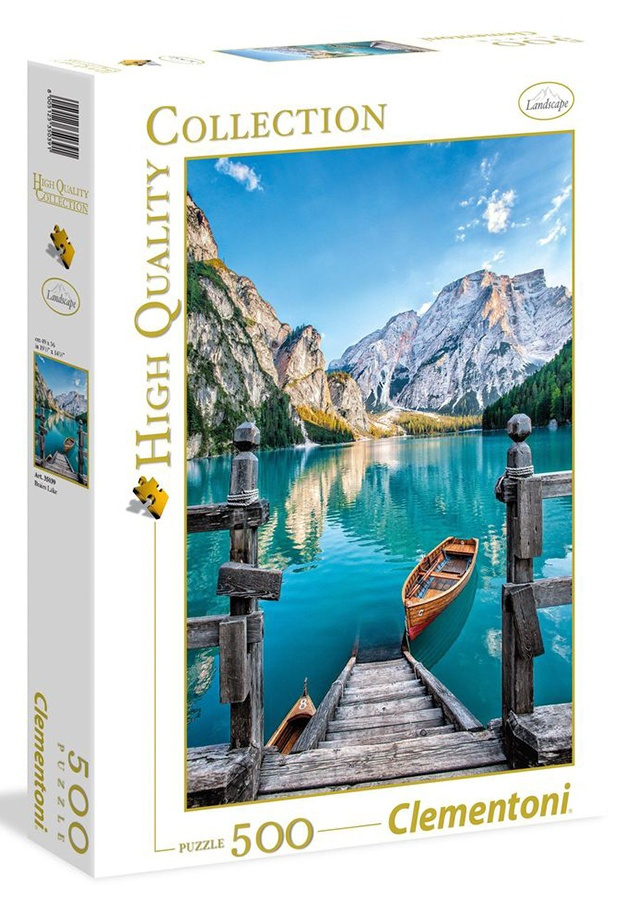 Puzzle 500 - Jezero Lago di Braies