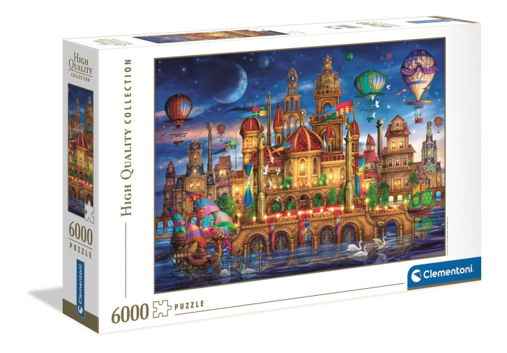 Puzzle 6000 – Kreslené město