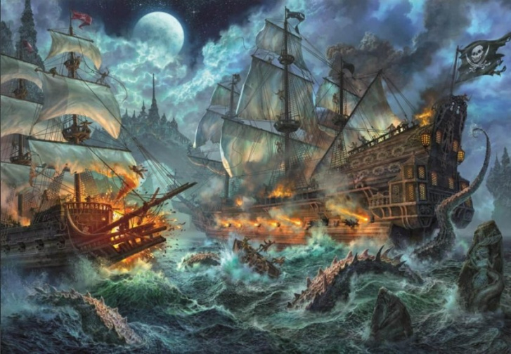 Puzzle 6000 – Pirátská bitva