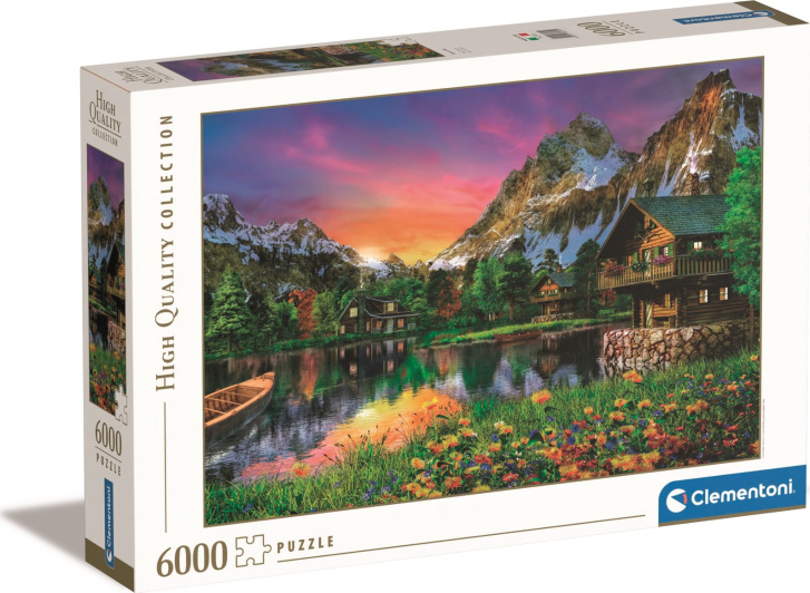 Puzzle 6000 - Jezero v Alpách