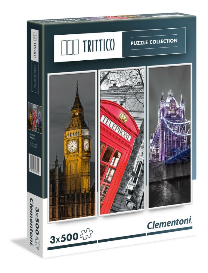 Puzzle 3x500 - Londýn