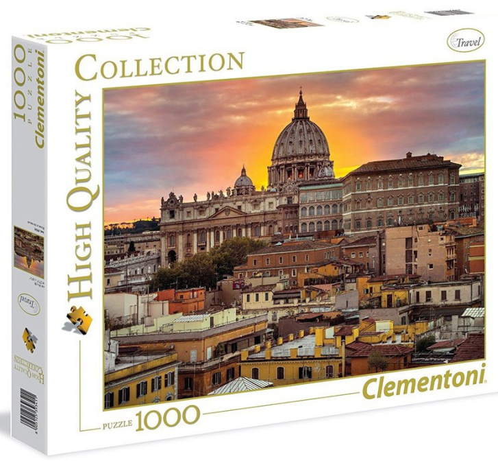 Puzzle 1000 - Řím za soumraku