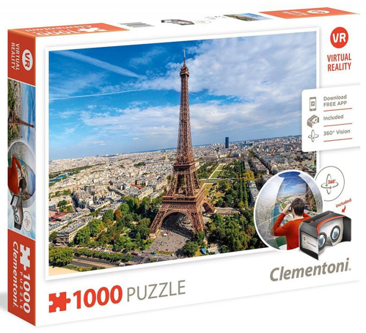 Puzzle 1000 - Paříž - Virtual Reality