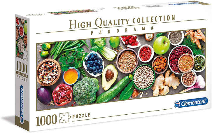 Puzzle 1000 - Panorama zdravé jídlo