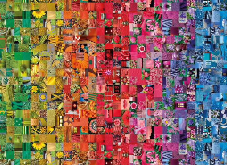 Puzzle 1000 - Barevná koláž