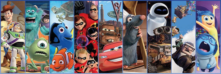 Puzzle 1000 - Pixar panorama