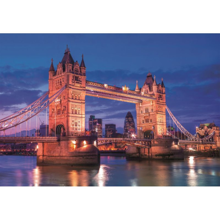 Puzzle 1000 – Tower Bridge v noci
