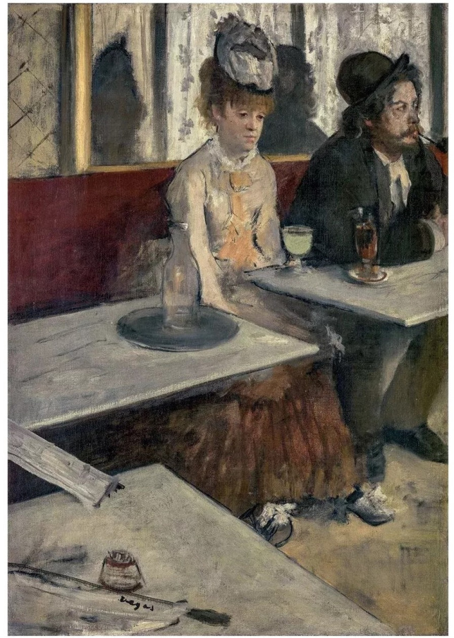 Puzzle 1000 - Edgar Degas - V kavárně
