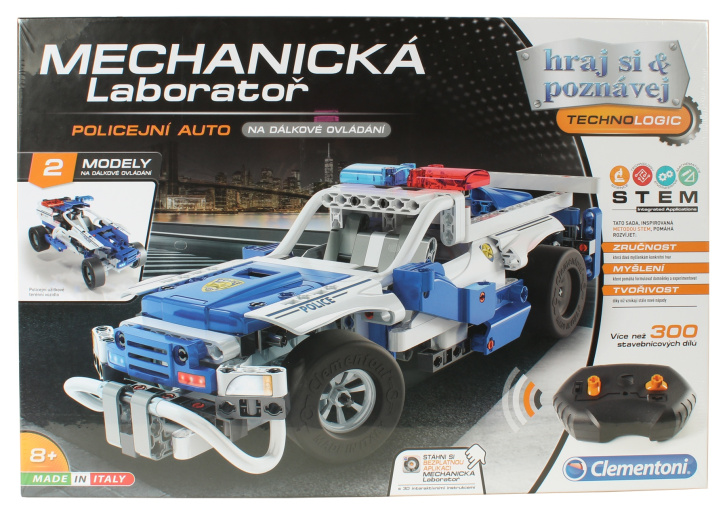 Mechanická laboratoř - RC policejní auto