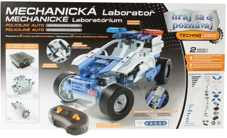 Mechanická laboratoř - RC policejní auto