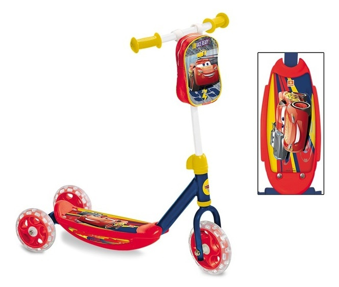 Tříkolová koloběžka Cars