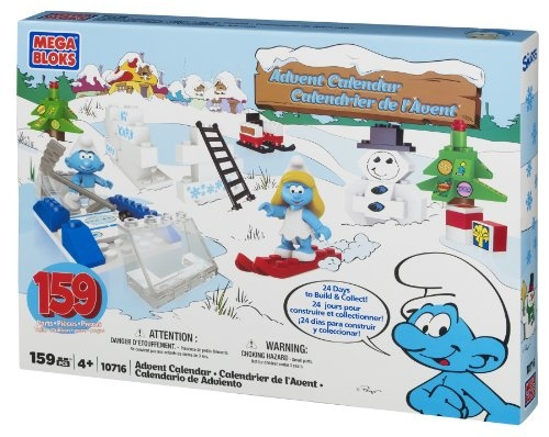 Mega Bloks – Adventní kalendář Šmoulové