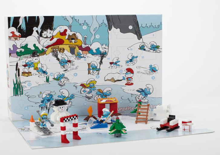 Mega Bloks – Adventní kalendář Šmoulové