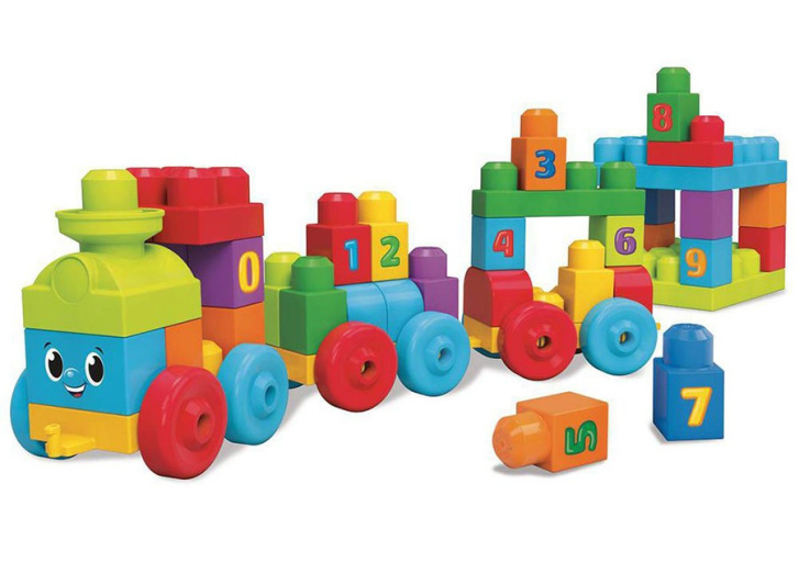 Mega Bloks - Naučný vláček