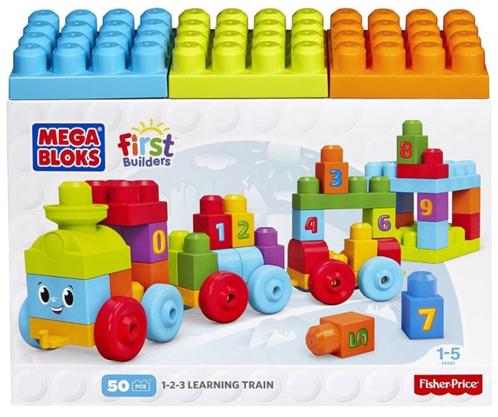 Mega Bloks - Naučný vláček