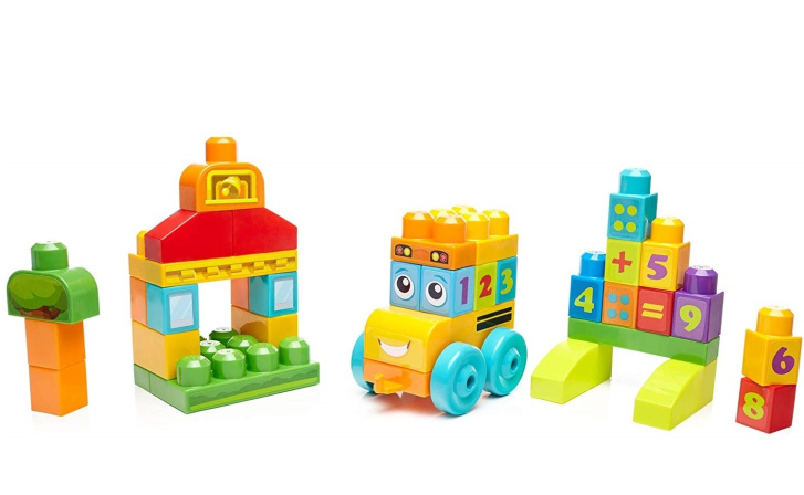 Mega Bloks stavebnice - 123 Autobus