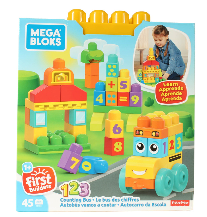 Mega Bloks stavebnice - 123 Autobus