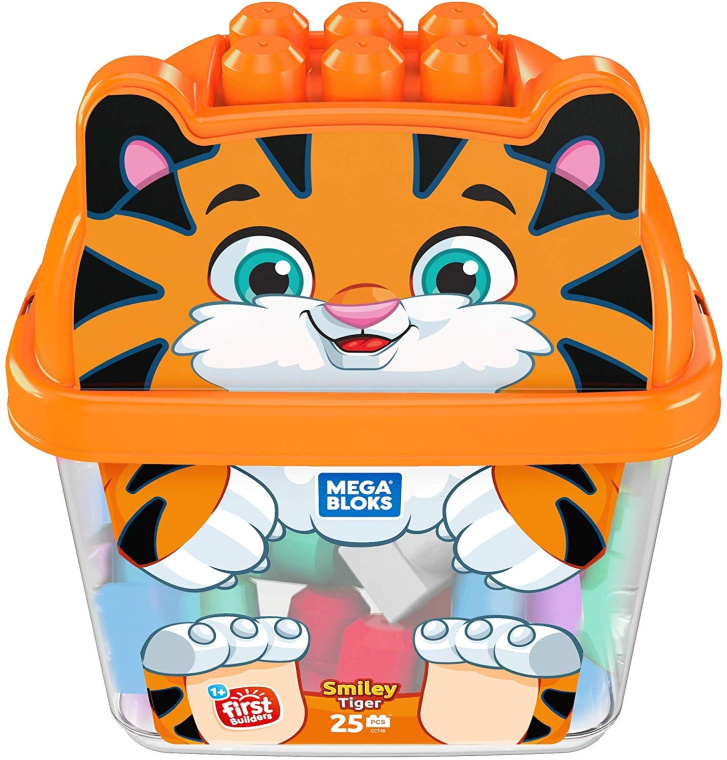 Mega Bloks – Kyblík s kostkami Tygr