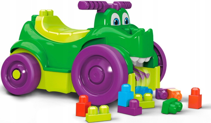 Mega Bloks - Odrážedlo krokodýl