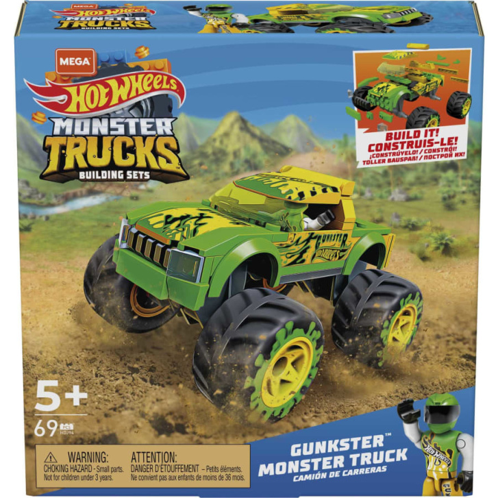 Mega Construx – Hot Wheels Monster Trucks Gunkster
