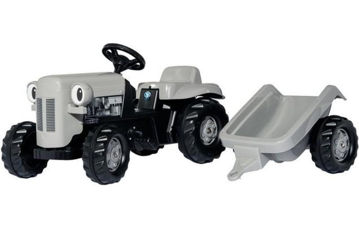 Šlapací traktor s vlečkou