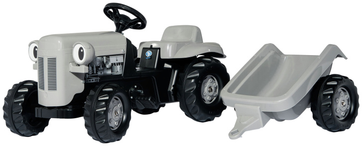 Šlapací traktor s vlečkou