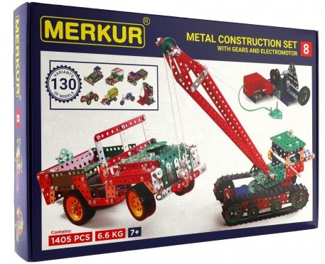 Merkur – Stavebnice s převody a elektromotorem