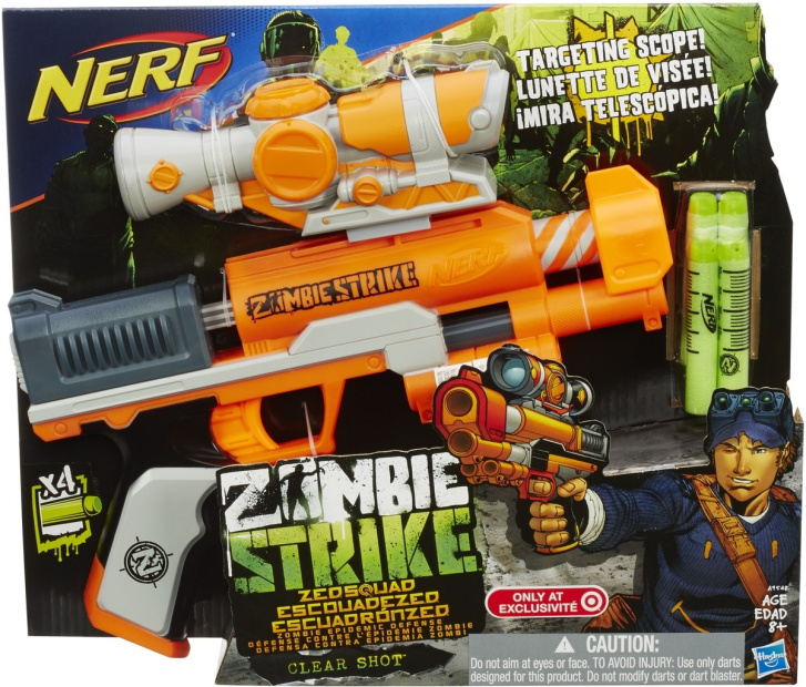 NERF Zombie Strike - Clear Shot Blaster