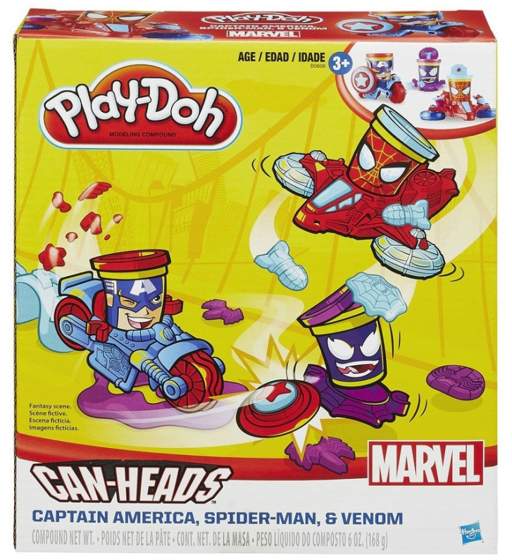 Play-Doh - Kelímky ve tvaru hrdinů Marvel