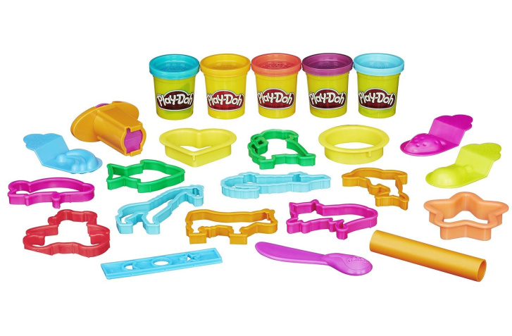 Play-Doh - Box s plastelínou a vykrajovátky