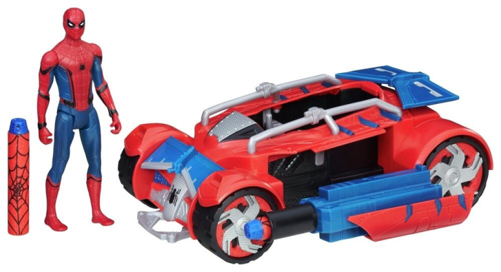 NERF - Spider-Man vozidlo s figurkou