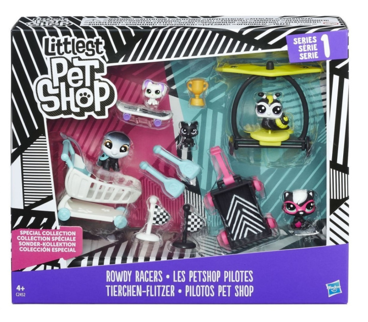 Littlest Pet Shop - Hrací set Rowdy Racers