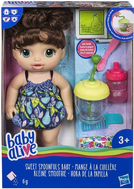 Baby Alive - Tmavovlasá panenka