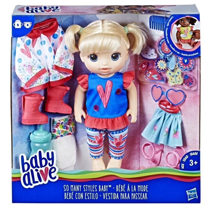 Baby Alive - Panenka s náhradním oblečením