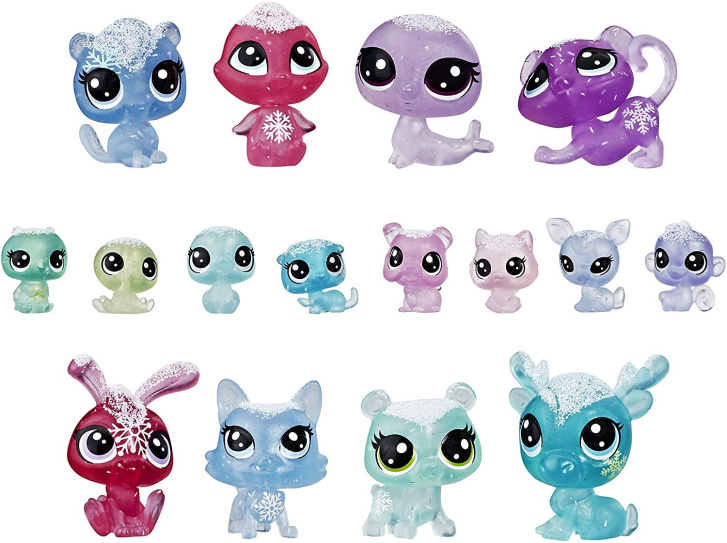 Littlest Pet Shop - Zvířátka z ledového království 16 ks