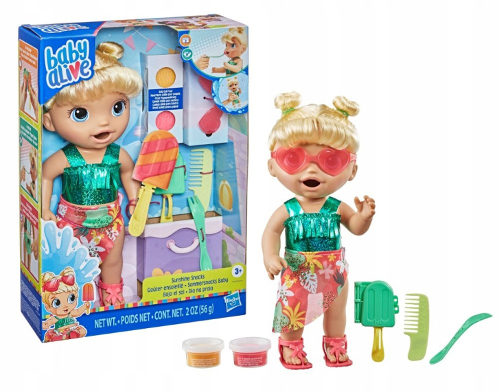 Panenka Baby Alive – Sunshine Snacks