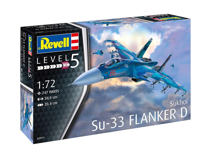 Revell – Letadlo Sukhoi Su-33 Flander D 1:72