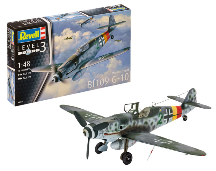 Revell 03958 – Letadlo Messerschmitt Bf109 G-10 (1:48)