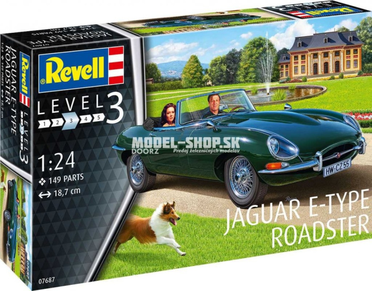 Revell – Jaguar E-Type Roadster 1:24