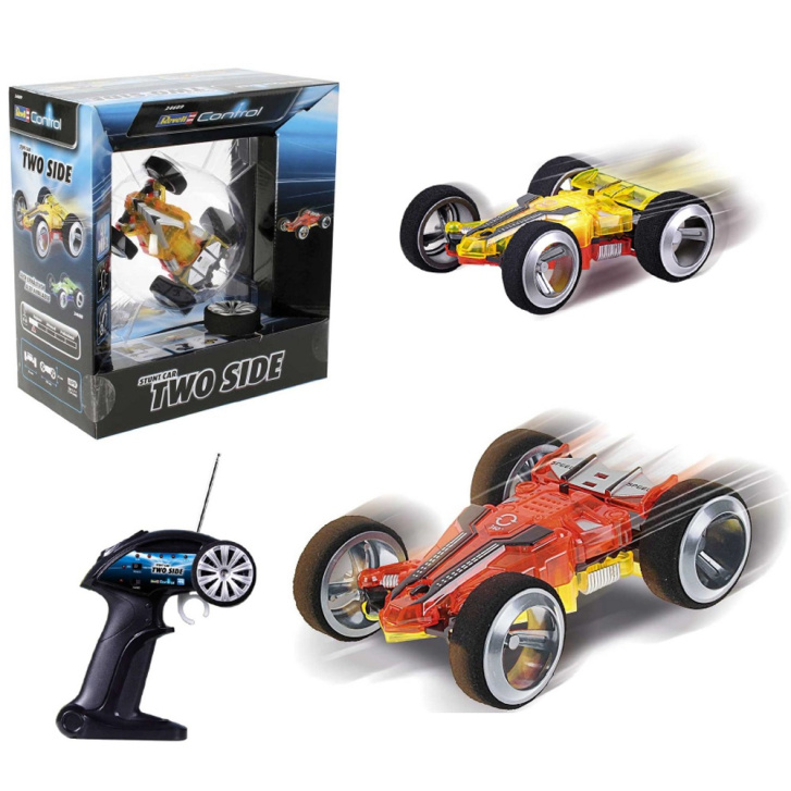RC Kaskadérské auto REVELL 24612 - TWO SIDE 40MHz žluto-červené