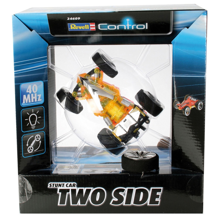 RC Kaskadérské auto REVELL 24612 - TWO SIDE 40MHz žluto-červené