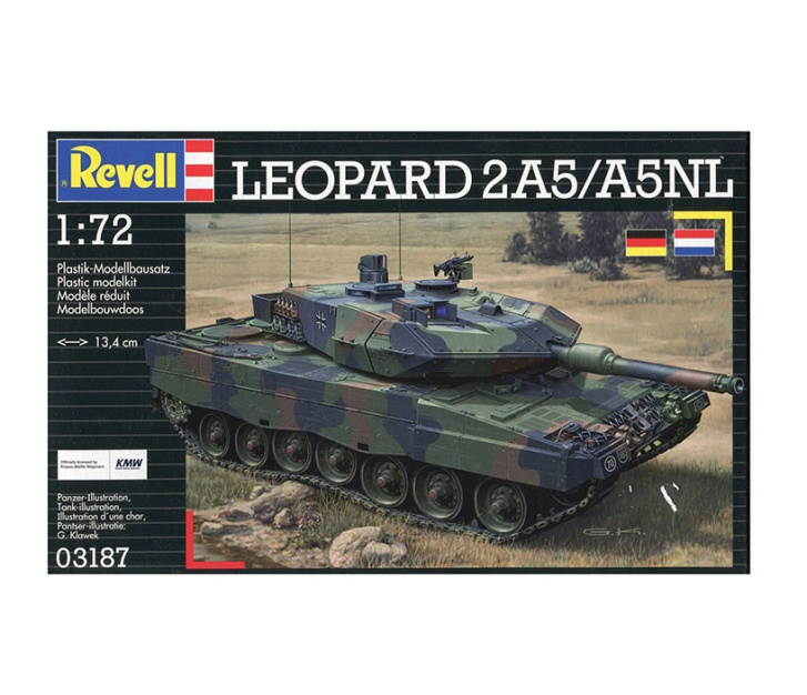 Revell - tank 03187 LEOPARD 2 A5 / A5 NL (1:72)