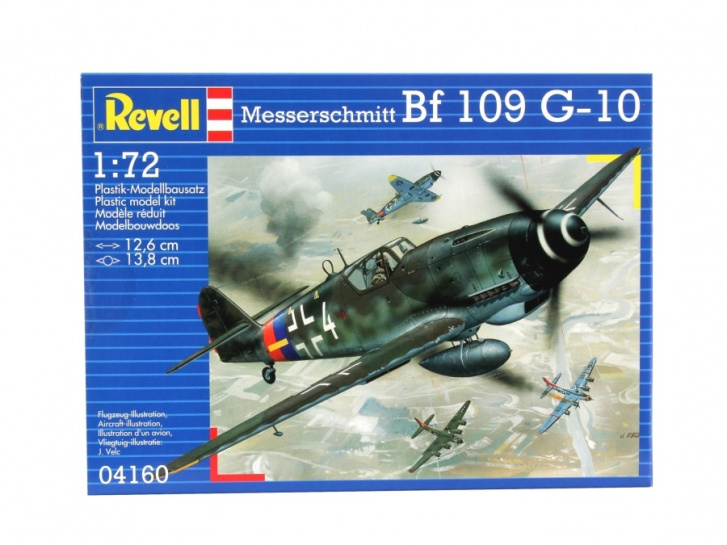 Revell - letadlo 04160 Messerschmitt Bf 109 G-10 (1:72)